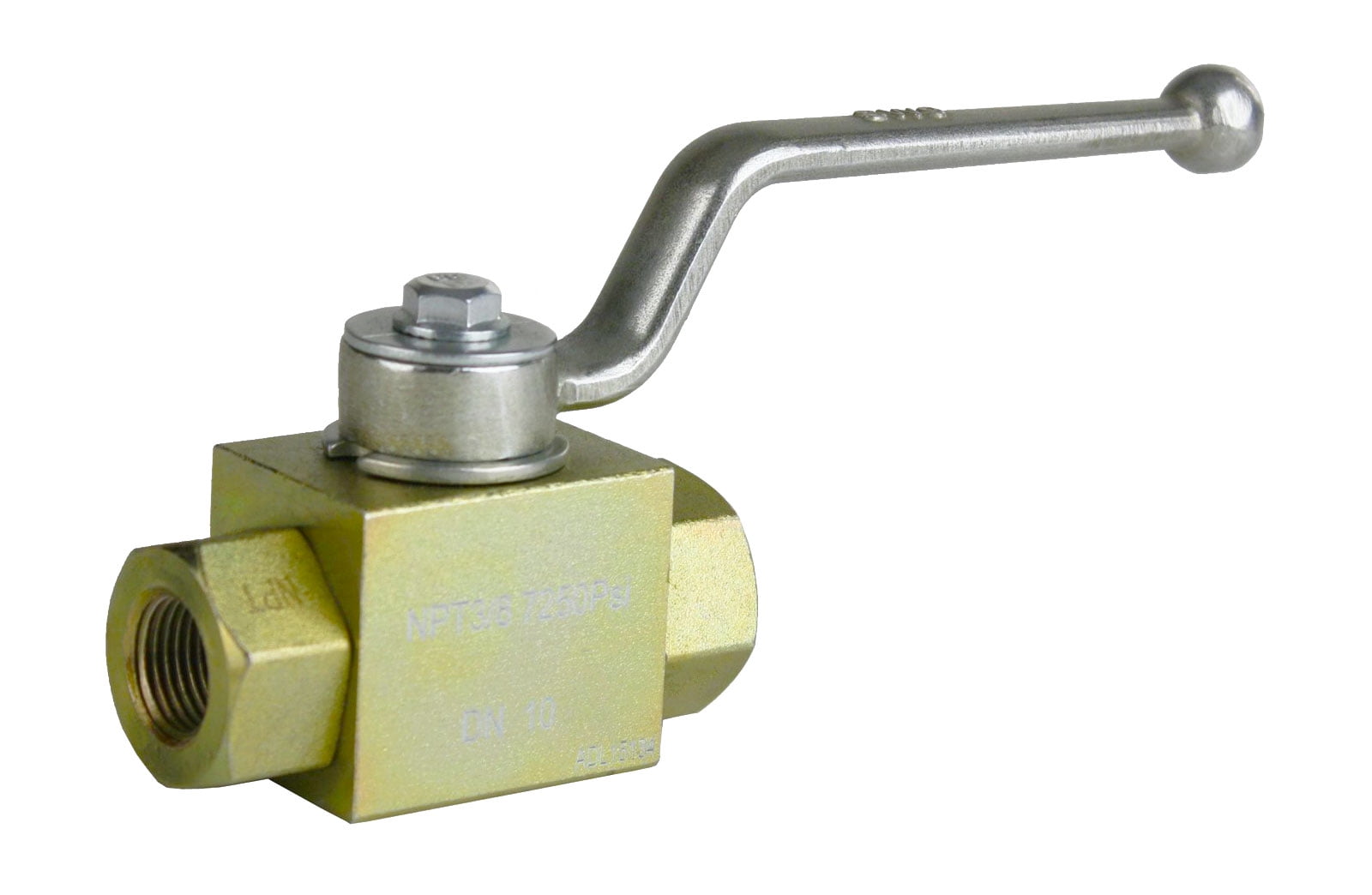 High Pressure Brass Ball Valve with Stainless Steel Handle