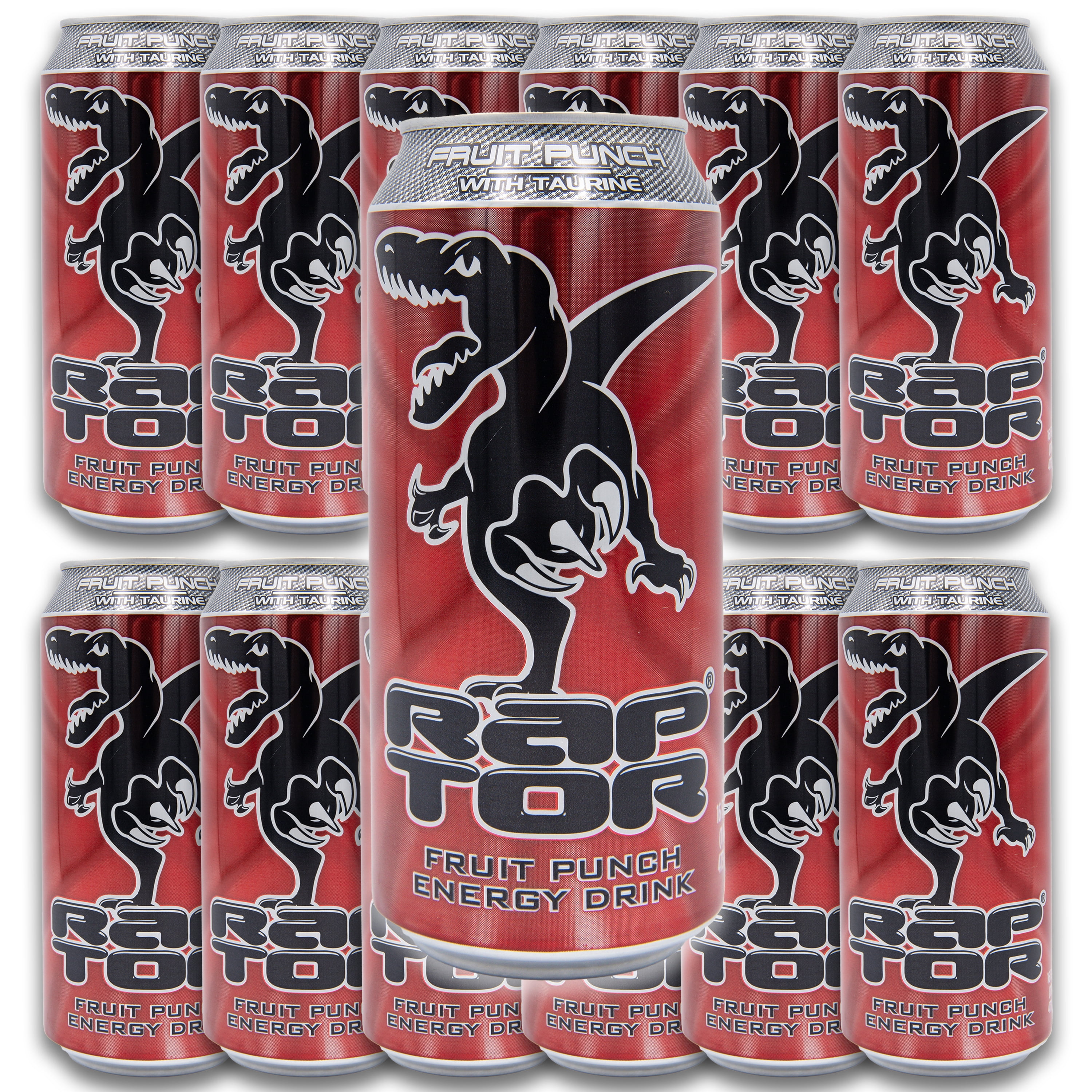 Raptor Energy Drink, 16 oz, 12 Pack Cans