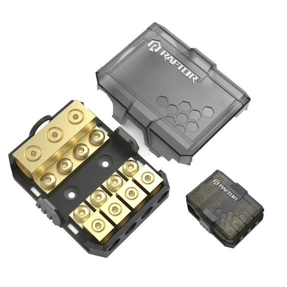 Raptor MINI ANL FUSED 4 WAY DIST BLK PRO SERIES