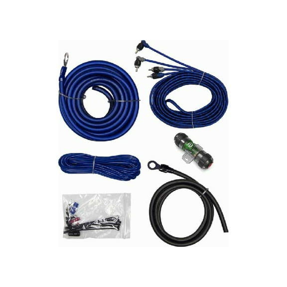 360W 8 AWG AMP KIT WITH RCA CABLE MID SERIES