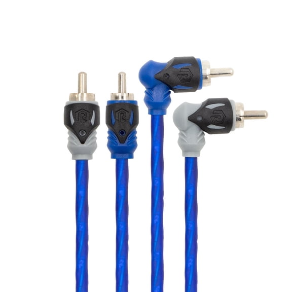 Raptor R4RCA6 Mid Series 6' Dual Twist 2-Channel RCA