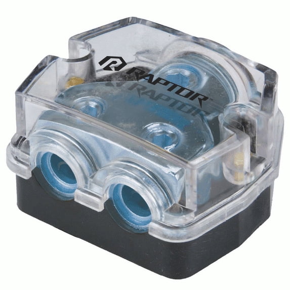 Raptor R5DB12SN 2-Pos Pro Series Satin Nickel Plated Ground Distribution Block