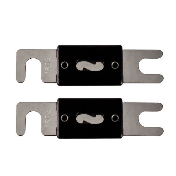Raptor RANL150 Mid Series 150 Amp Nickel Plated ANL Fuses, 2 Pack
