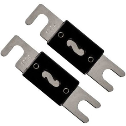 Raptor RANL250 Mid Series 250 Amp Nickel Plated ANL Fuses, 2 Pack