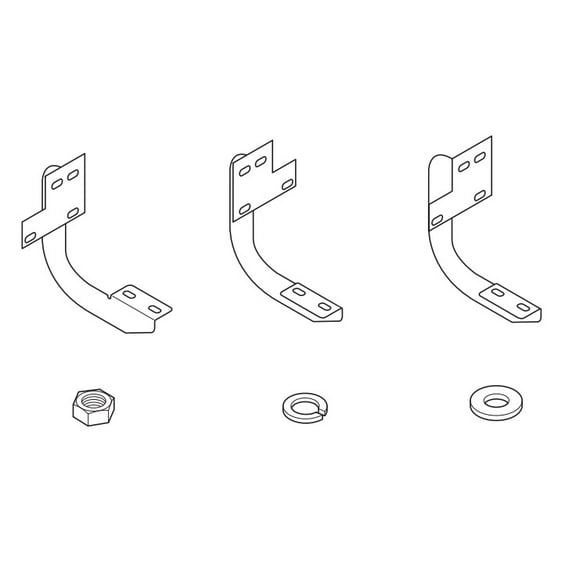Raptor Rb 0201 Bk Slide Track Bracket Kit Fits 19 22 1500 Fits select: 2019-2022 RAM 1500