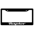 thumbnail image 1 of Raptor SCRIPT Black Plastic License Plate Frame AMA, 1 of 1