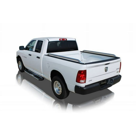 Raptor Series 1999-2006 Fits Chevrolet Silverado Fits GMC Sierra 8ft Bed Stainless Steel 1.9" Truck Bed Rail 0201-0058