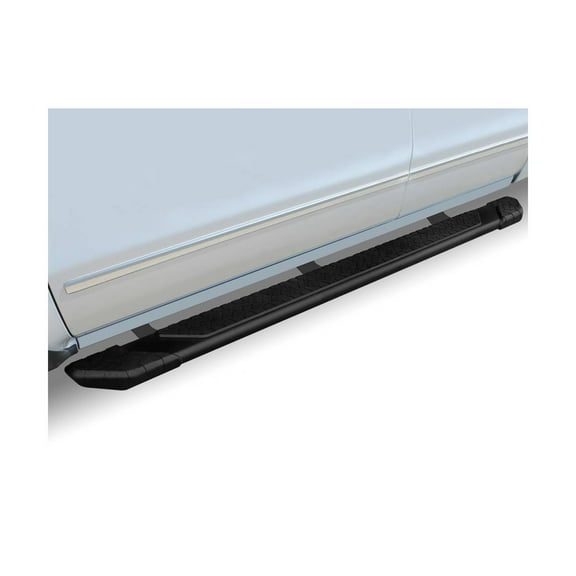 Raptor Series 5 in Tread Step Slide Track Running Boards Black Textured Aluminum
