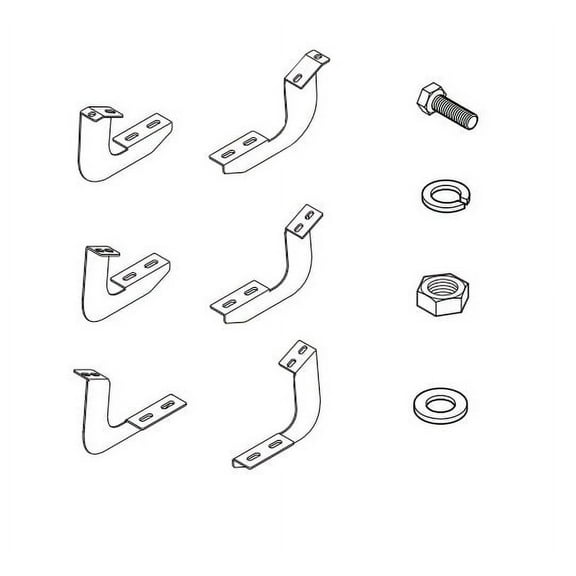 Raptor Series Products RB-0401-BK Running Board Mounting Kit RUNNING BOARDS