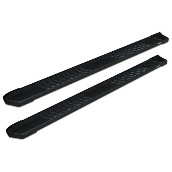 Raptor Series Running Boards Steps 6in OEM Style Black Aluminum for 99-16 F-250/F-350 Super Duty Crew Cab