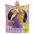 Rapunzel Cartoon Fleece Blanket for Boys Girls Kids, Ultra Soft Cozy