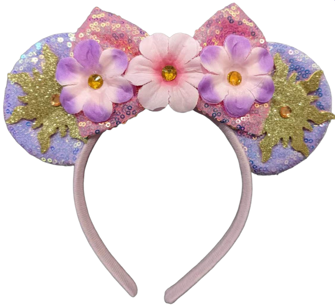 New Disney Parks Tangled Rapunzel Mickey Minnie Ears popular Hat Cap with Braid