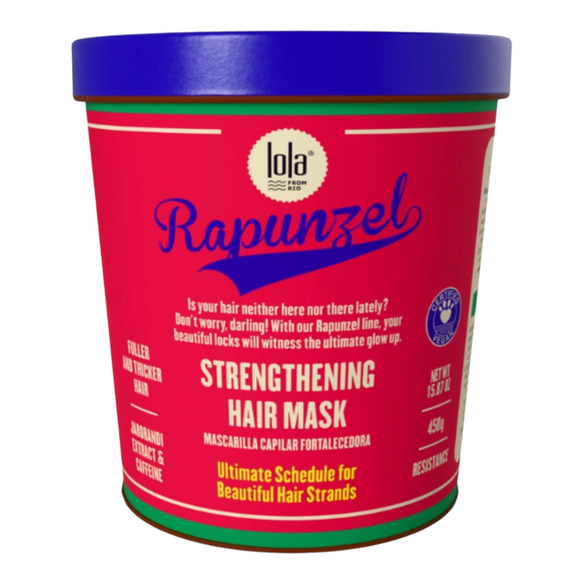 Rapunzel - Lola Cosmetics Mask 450g(15.87Oz): the solution for stronger, healthier hair