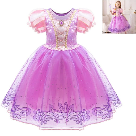 Princess Dress for Girl Dress up Costume Cosplay Halloween Birthday Outfit