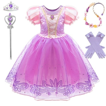 Princess Dress for Girl Dress up Costume Cosplay Halloween Birthday Outfit