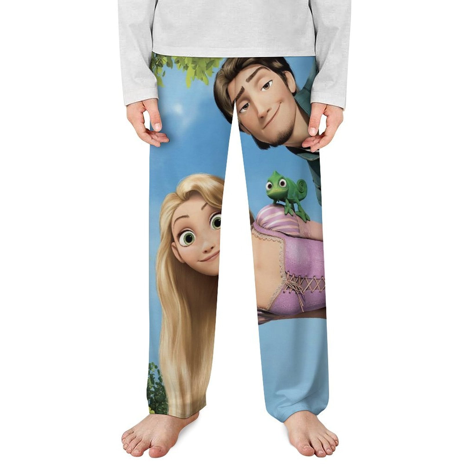 Rapunzel Tangled Kids Pajamas Pants Soft Elastic Waist PJ Bottoms