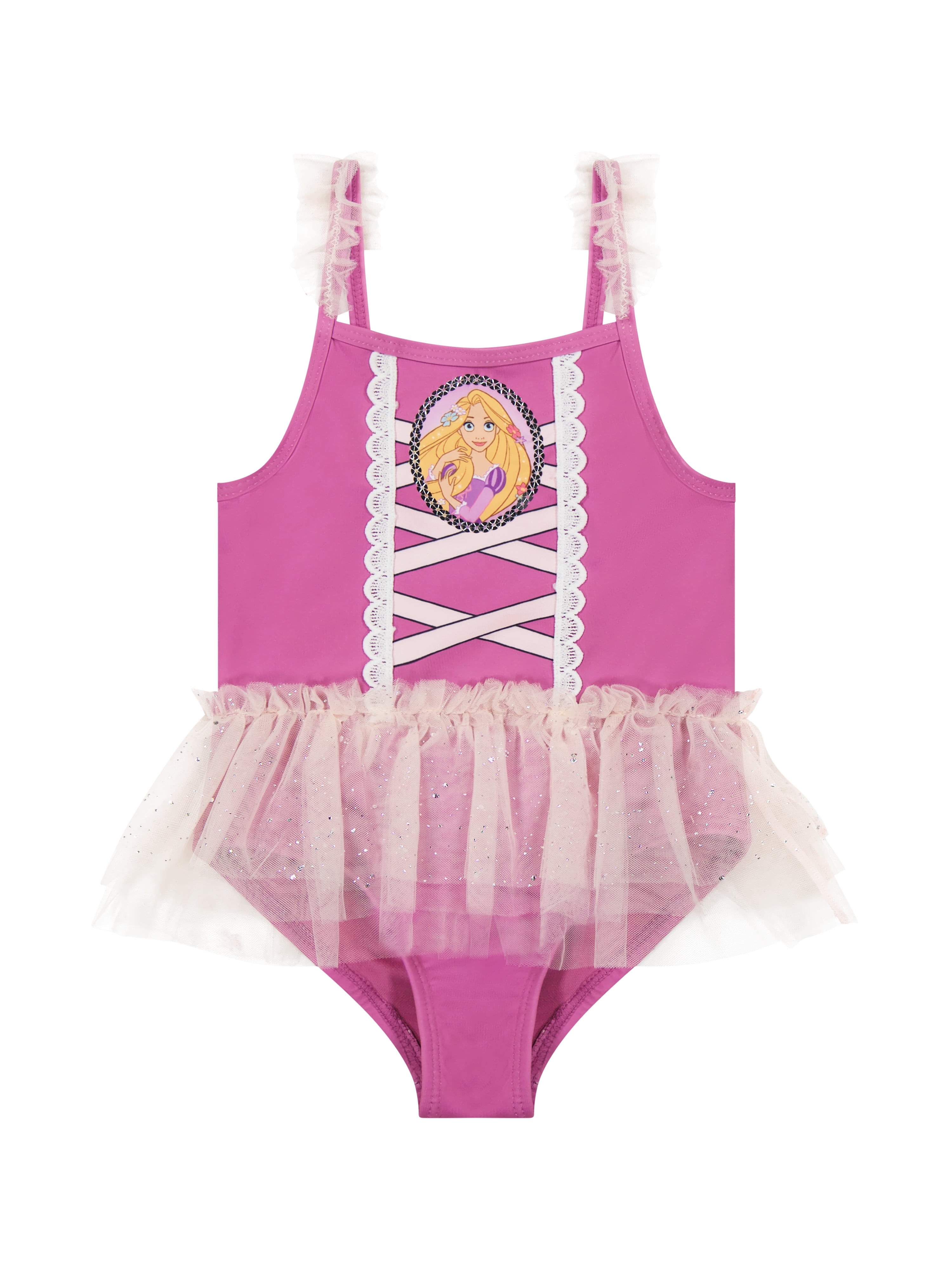 Character Toddler Girl One-Piece Swimsuit, Sizes 12M- 5T