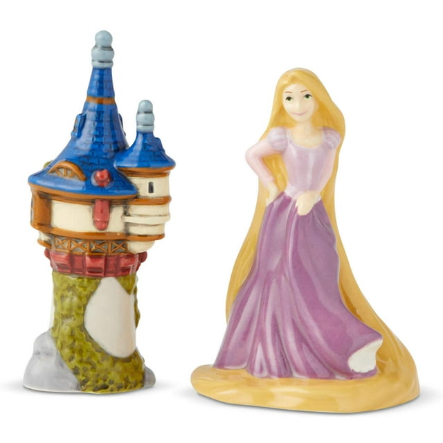 Rapunzel and Tower Salt & Pepper Shaker Set