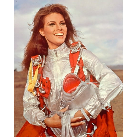 Raquel Welch 24X36 Classic Hollywood Poster In Sky Diving Outfit Fathom