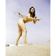 Raquel Welch On Beach In Summer Look Dancing 24X36 Classic Hollywood Poster