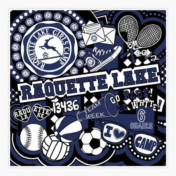 Raquette Lake Girls Camp Vinyl Decal Sticker