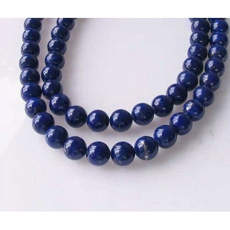 Rare 10 Natural Lapis 6mm Round Beads 010266