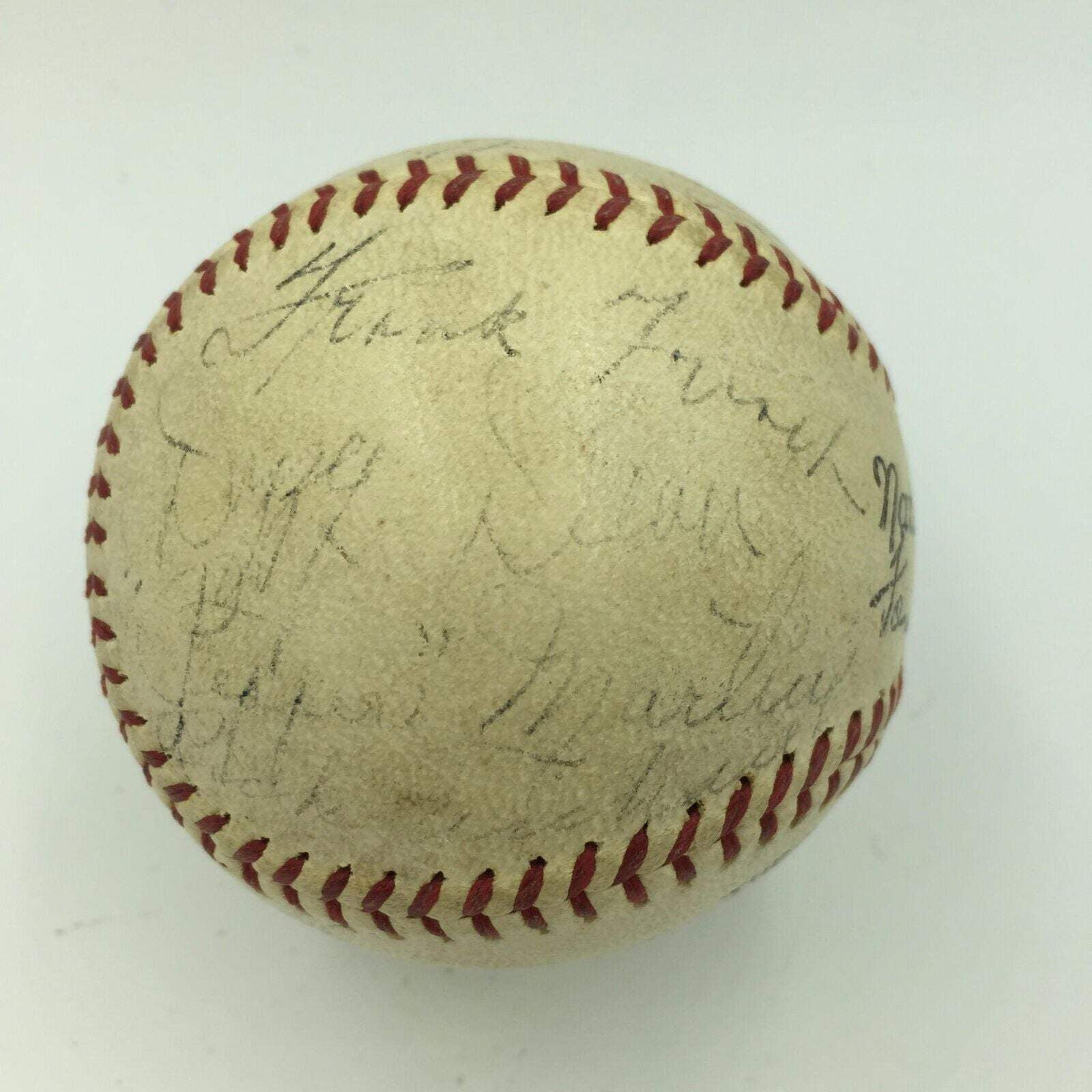 Rare 1936 St. Louis Cardinals Team Signed National League Baseball JSA
