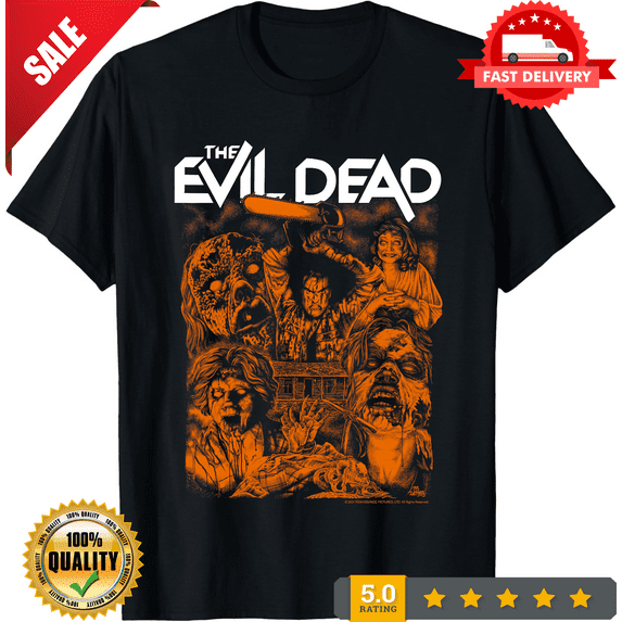 Rare 40th Anniversary Evil dead Band Cotton Black Full Size Men Women Shirt DI001, ULTRA LIMITED-TH68797