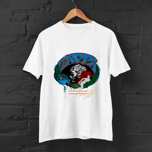 Rare 70s Frank Zappa Concert Black All size New T-shirt IJ7564