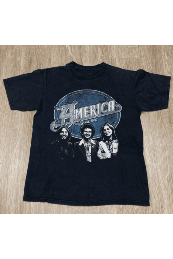Rare America Band 1970 Cotton Tee Gift For Fan S to 5XL T-shirt