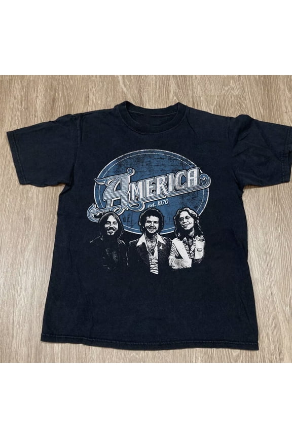 Rare America Band 1970 Cotton Tee Gift For Fan S to 5XL T-shirt