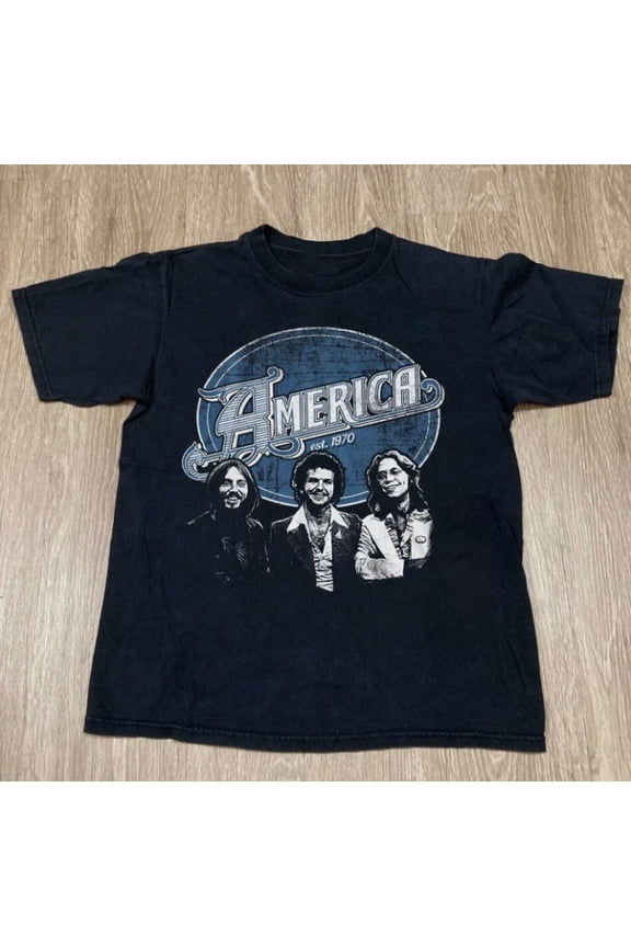 Rare America Band 1970 Cotton Tee Gift For Fan S to 5XL T-shirt