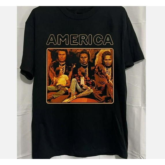 Rare America Band Cotton Tee Gift For Fan S to 3XL T-shirt