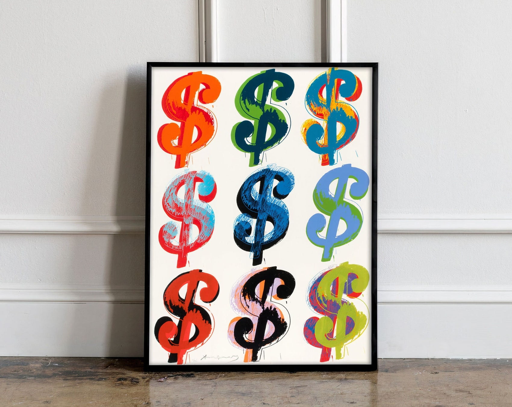 Rare Andy Warhol Dollar Sign poster, Andy Warhol Dollar Print, Pop art ...