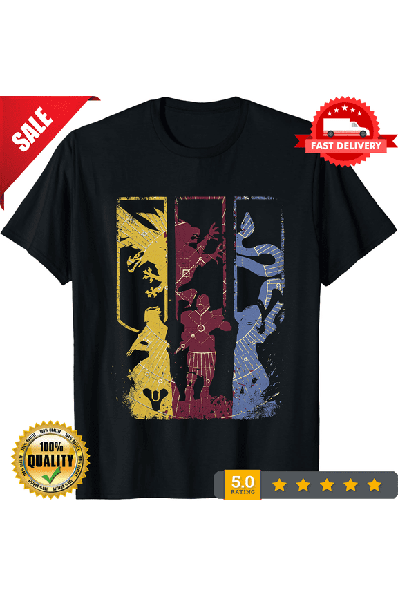 Rare BUNGIE Destiny Classes Hero T-Shirt Men's Size Large Video Game Promo Thinkgeek, LIMITED EDITION-TH73734