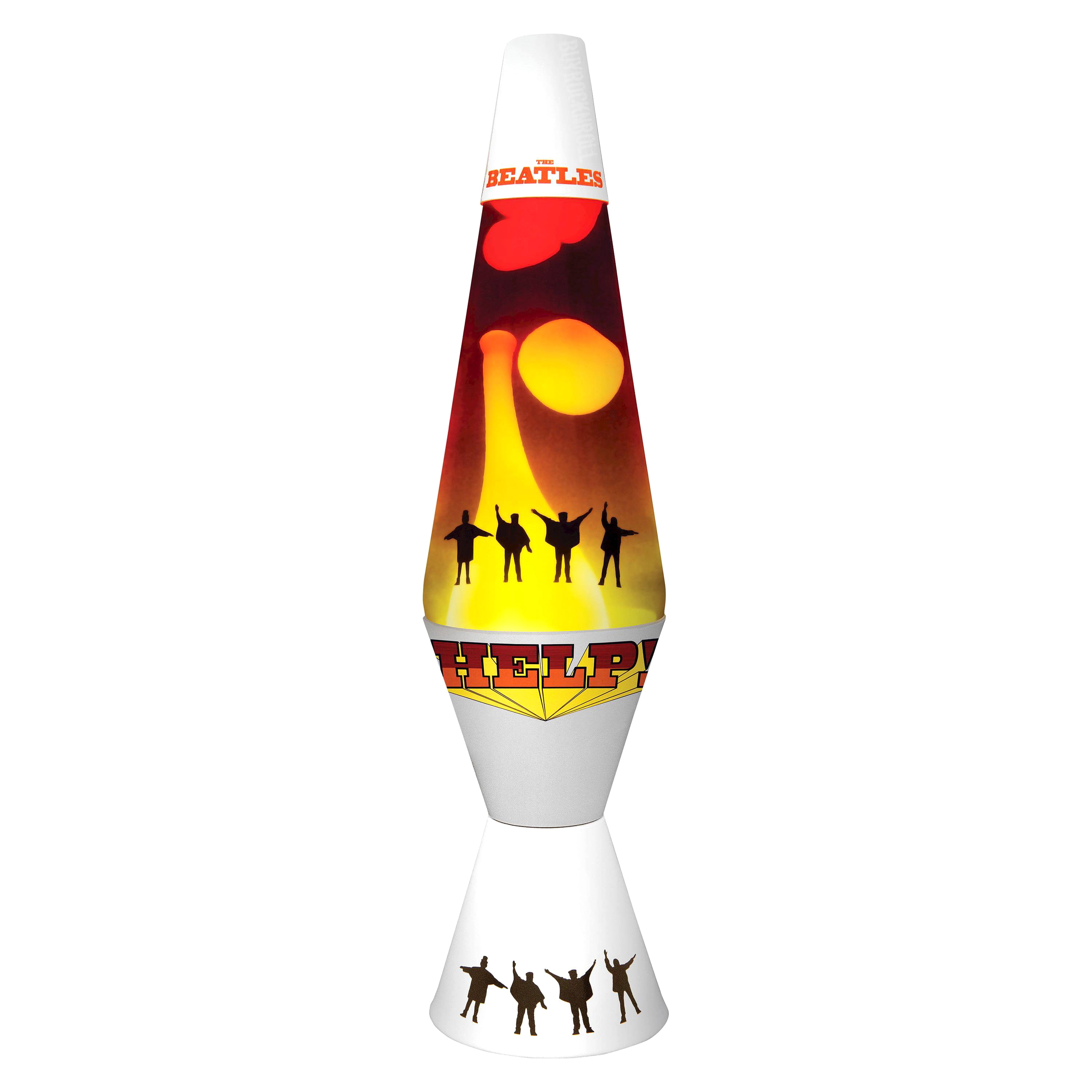 Rare Beatles Collectible 2015 Lava Lite The Beatles HELP! Lava Lamp -USA Voltage