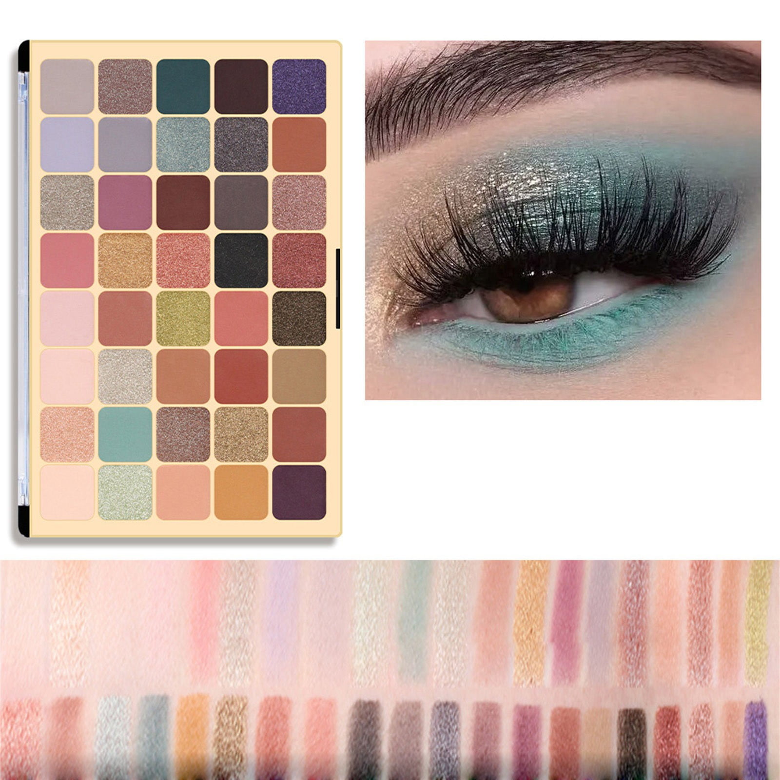 Rare Beauty Mesmerize Notepad Pallet Case Glitter Eye Patch Profusion