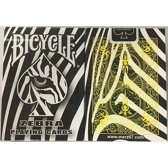 Rare Bicycle Zebra Deck Playing Cards