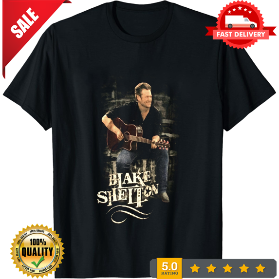 Rare Blake Shelton Play Guitar Album Unisex T-Shirt All Size S To 5XL AL696, LIMITED EDITION-TH70023