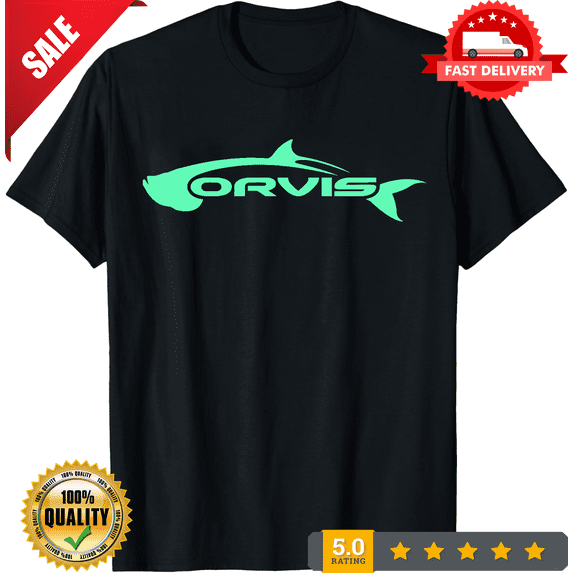 Rare Brand New Orvis Fly Reel Fishing Logo T-Shirt Funny Size S to 5XL, NEW TRENDING ITEM-TH70909