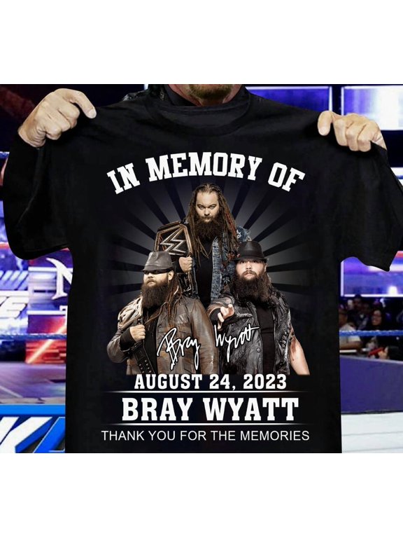 Rare Bray Wyatt Thank You For The Memories T-Shirt Unisex S-5XL TD379