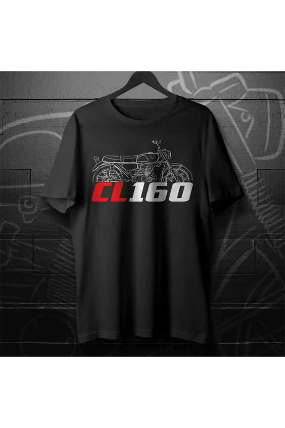 Rare CL160 1966-1968 - Motorcycle T-Shirt for Riders