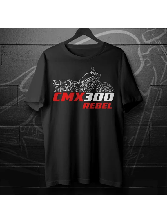 Rare CMX300 Rebel 2017-2024 - Motorcycle T-Shirt for Riders