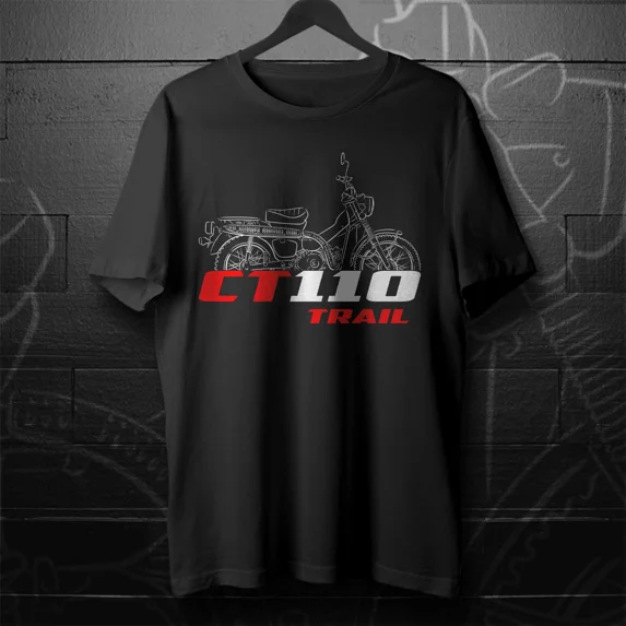Rare CT110 Trail 1980–2013 - Motorcycle T-Shirt for Riders