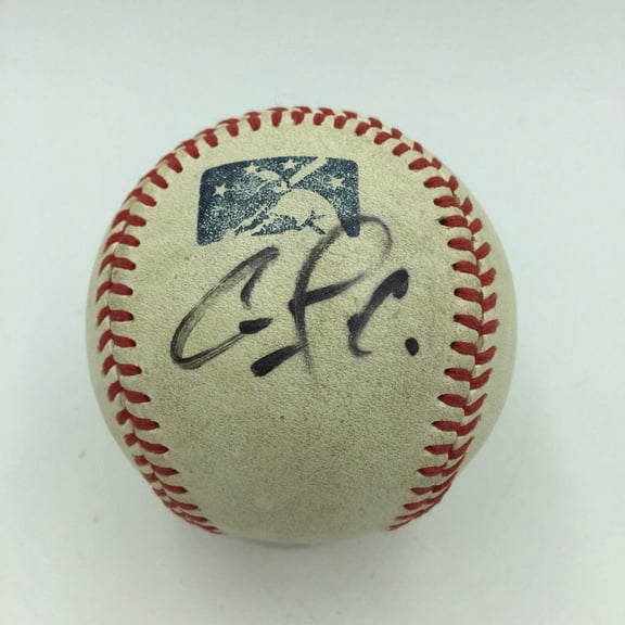 Rare Carlos Correa Pre Rookie Signed Game Used Minor League Baseball JSA COA