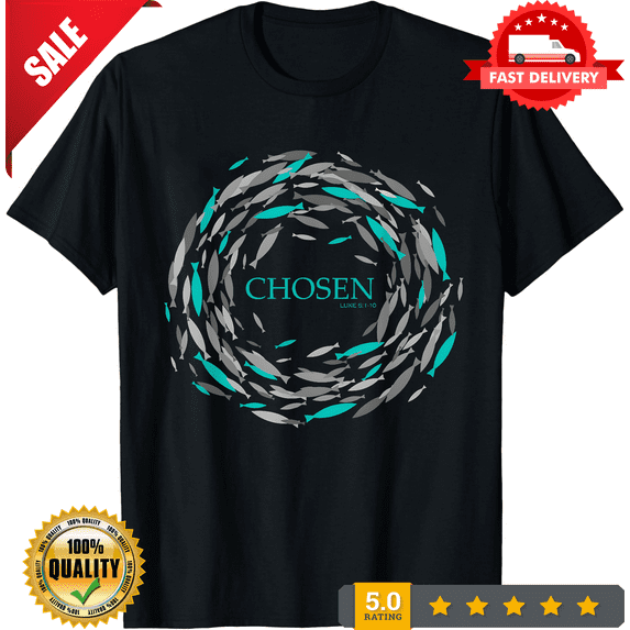 Rare Chosen Fish Swim Against The Current Bible Christian T-Shirt, ULTRA LIMITED-TH68628