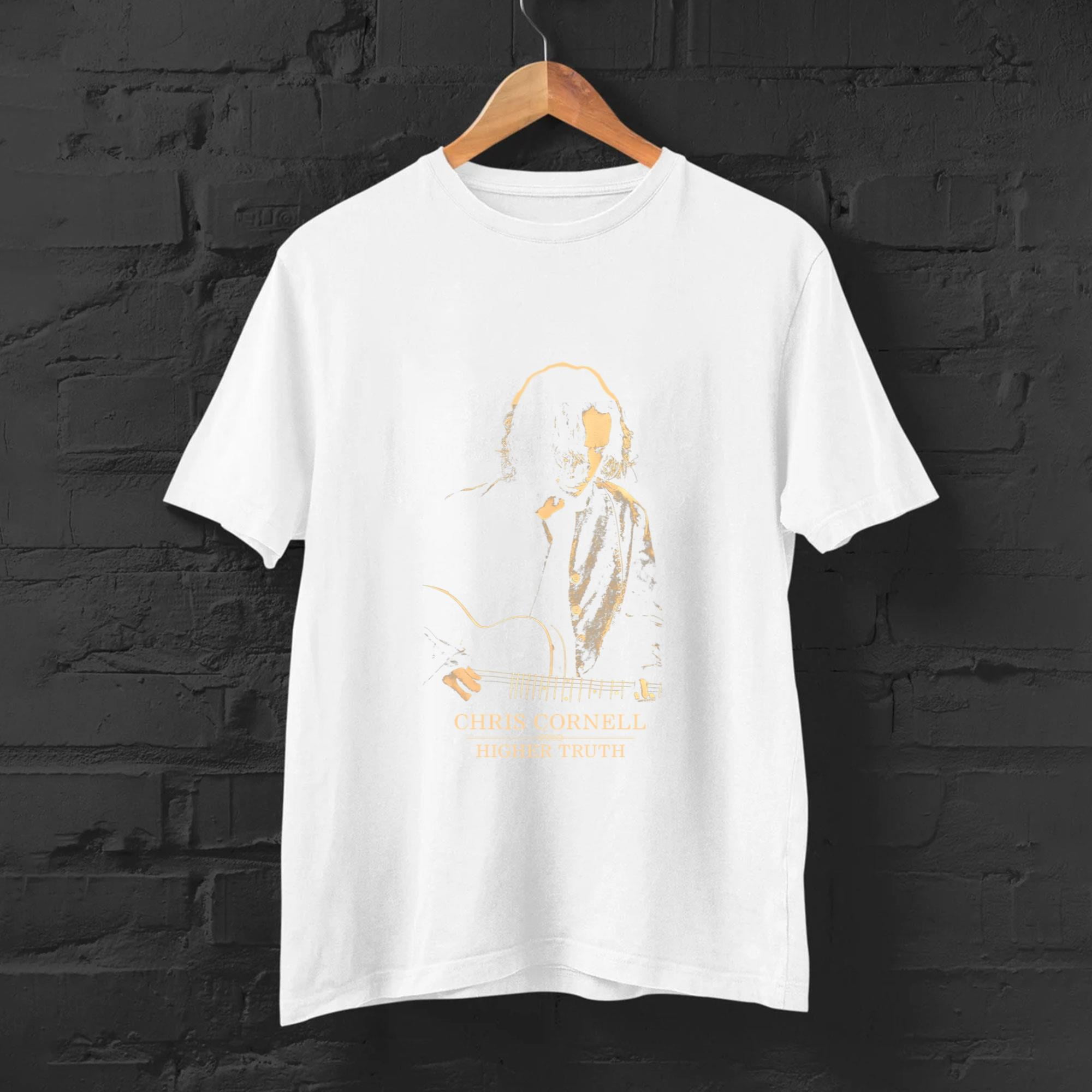 Rare Chris Cornell Higher Truth New Black Men Shirt