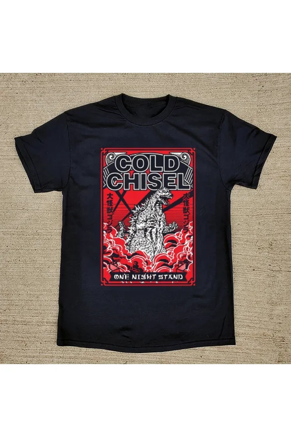 Rare Cold Chisel Band Poster Tour T Shirt Black All Size CM202