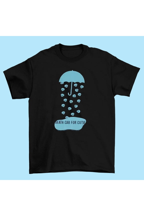 Rare DEATH CAB FOR CUTIE Short Sleeve Cotton Black All Size T-Shirt BTN070