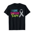 thumbnail image 1 of Rare Disease Awareness Zebra Ribbon, I Love Someone Rare T-Shirt, 1 of 5